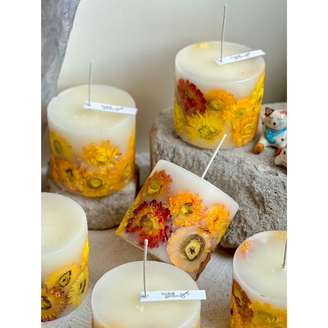 Mr. Van Gogh's Sunflower Hand-made Aromatherapy Candle Impressionist Neroli Fragrant Essential Oil