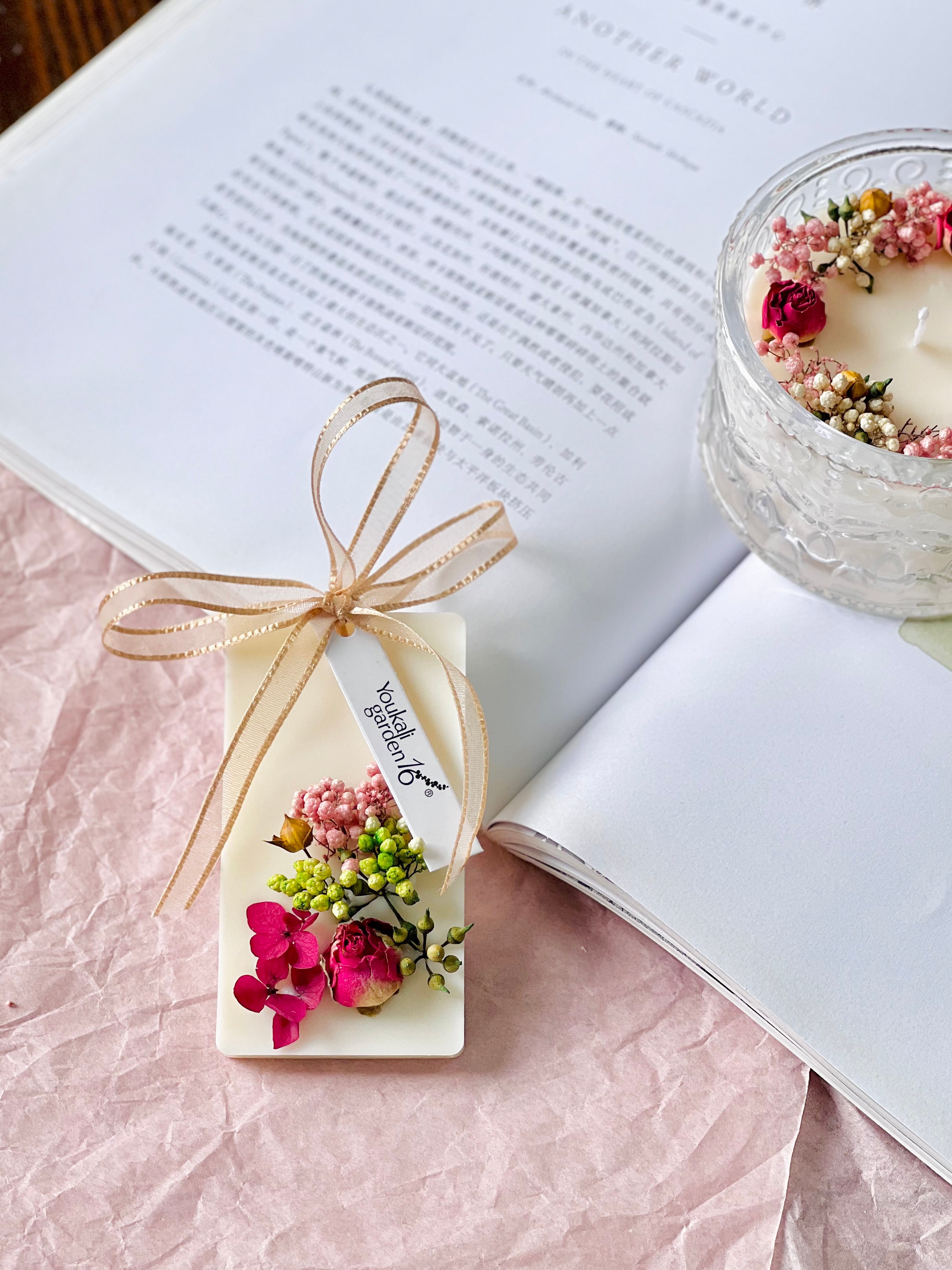 Botanical Oval & Rectangle Wax Tablets – Decorative Candles-Inspired Closet Freshener with Long-Lasting Scent
