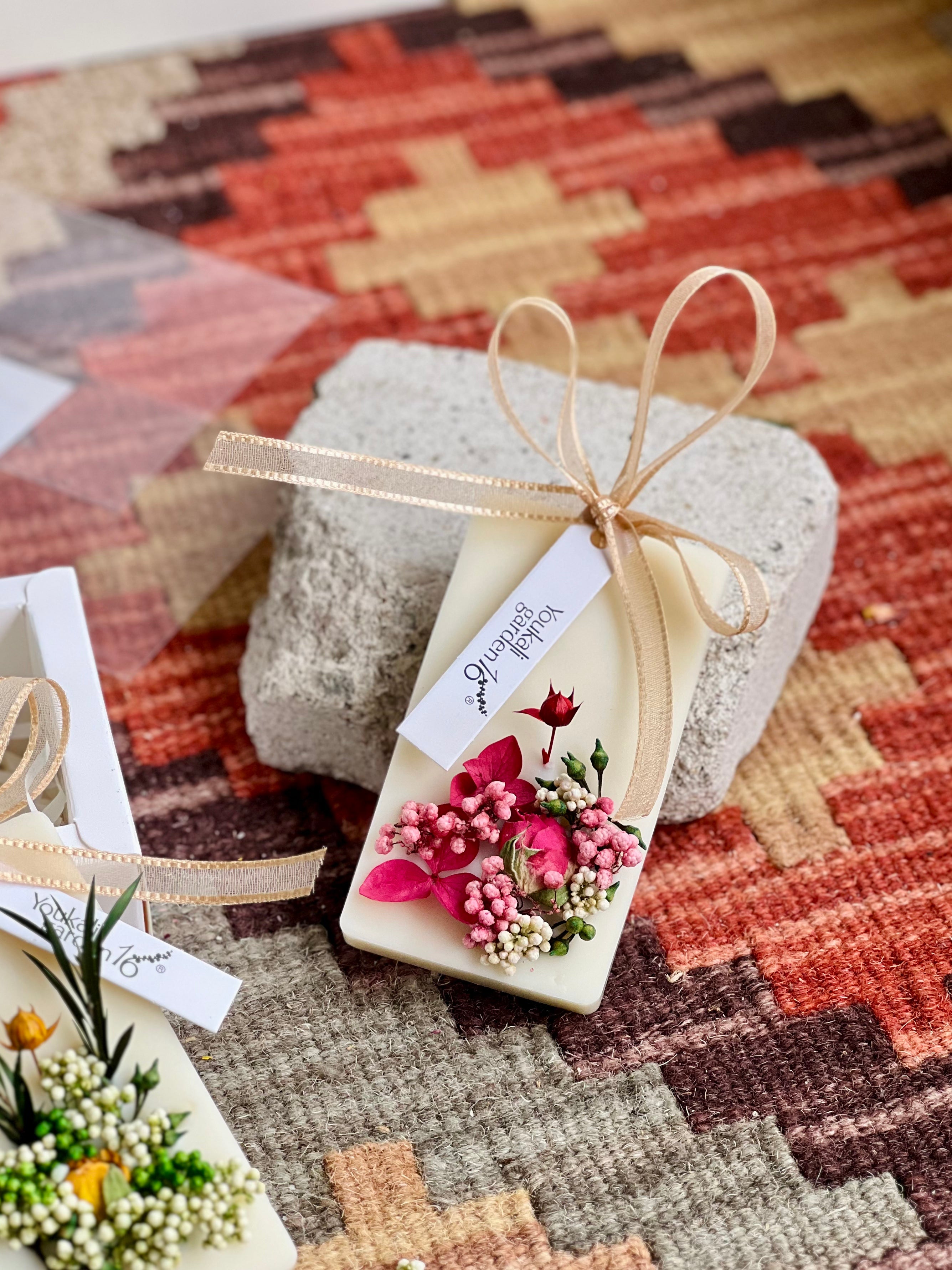 Botanical Oval & Rectangle Wax Tablets – Decorative Candles-Inspired Closet Freshener with Long-Lasting Scent