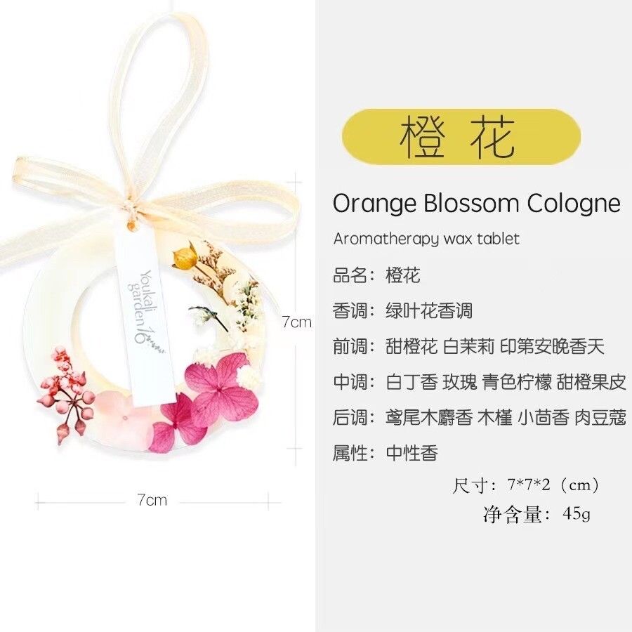 Classic Ring Hand-made Aromatherapy Wax Piece Clothes Cabinet Small Space Expansion Fragrance Hanger Lasting Fragrance