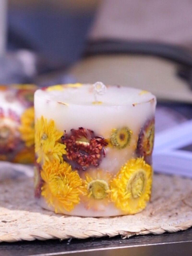 Mr. Van Gogh's Sunflower Hand-made Aromatherapy Candle Impressionist Neroli Fragrant Essential Oil