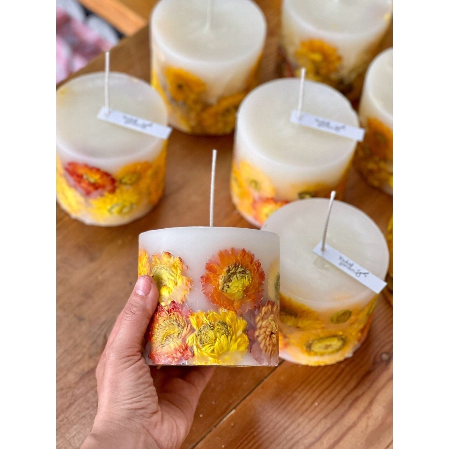 Mr. Van Gogh's Sunflower Hand-made Aromatherapy Candle Impressionist Neroli Fragrant Essential Oil