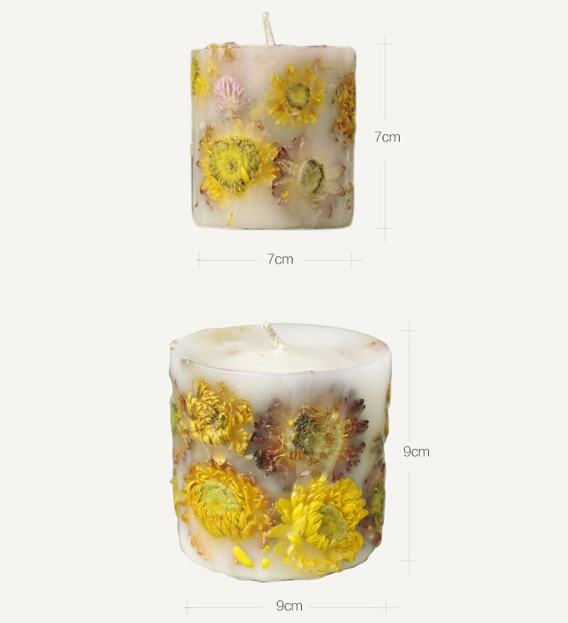 Mr. Van Gogh's Sunflower Hand-made Aromatherapy Candle Impressionist Neroli Fragrant Essential Oil