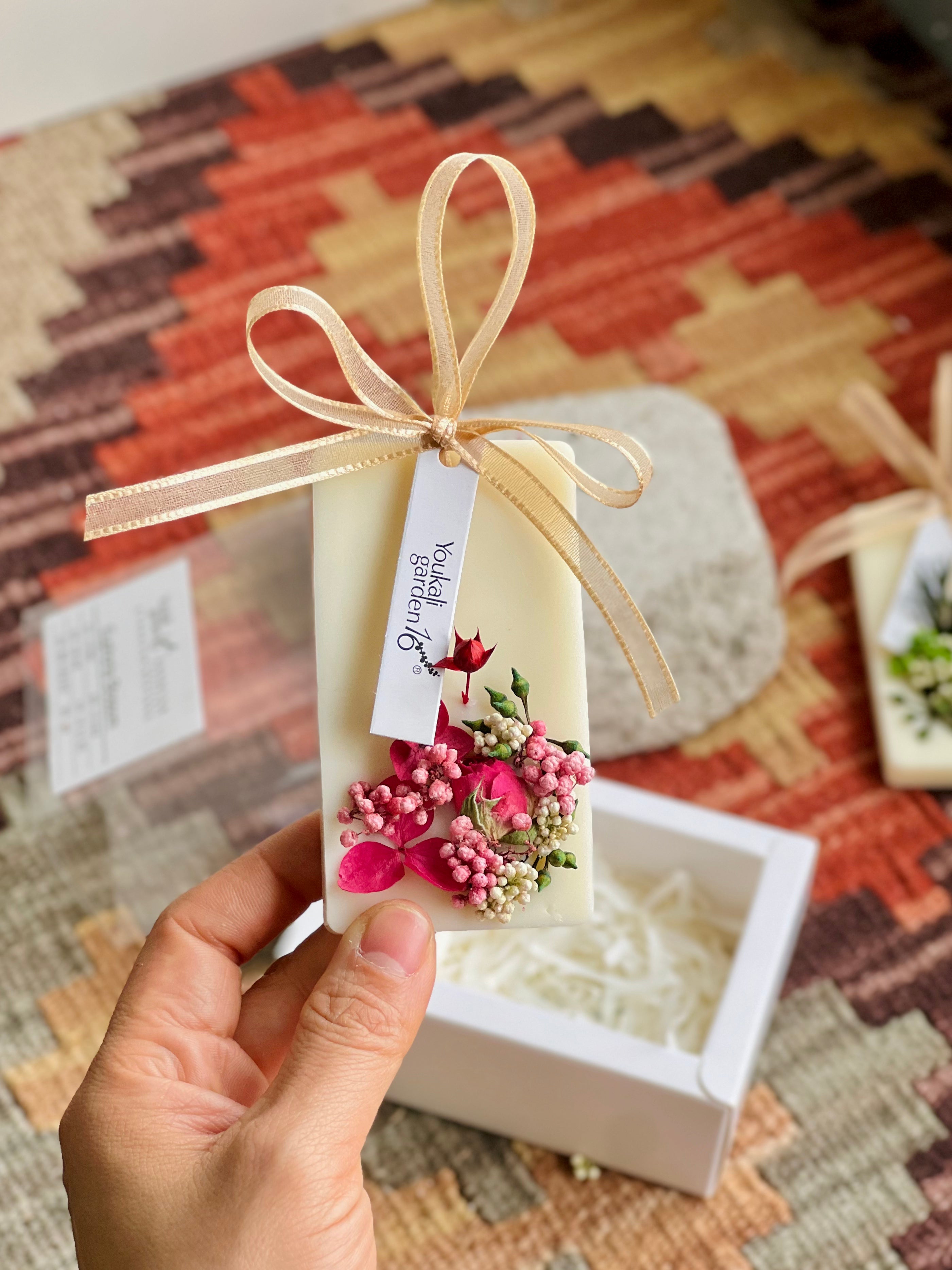 Botanical Oval & Rectangle Wax Tablets – Decorative Candles-Inspired Closet Freshener with Long-Lasting Scent