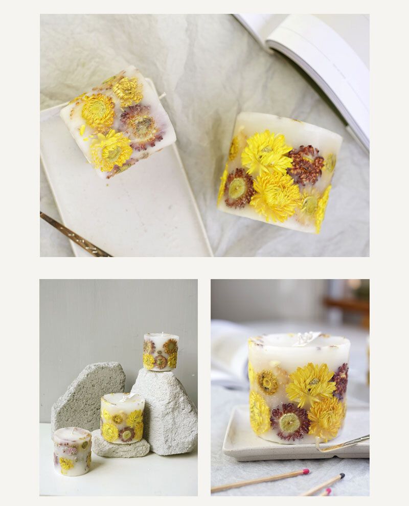 Mr. Van Gogh's Sunflower Hand-made Aromatherapy Candle Impressionist Neroli Fragrant Essential Oil