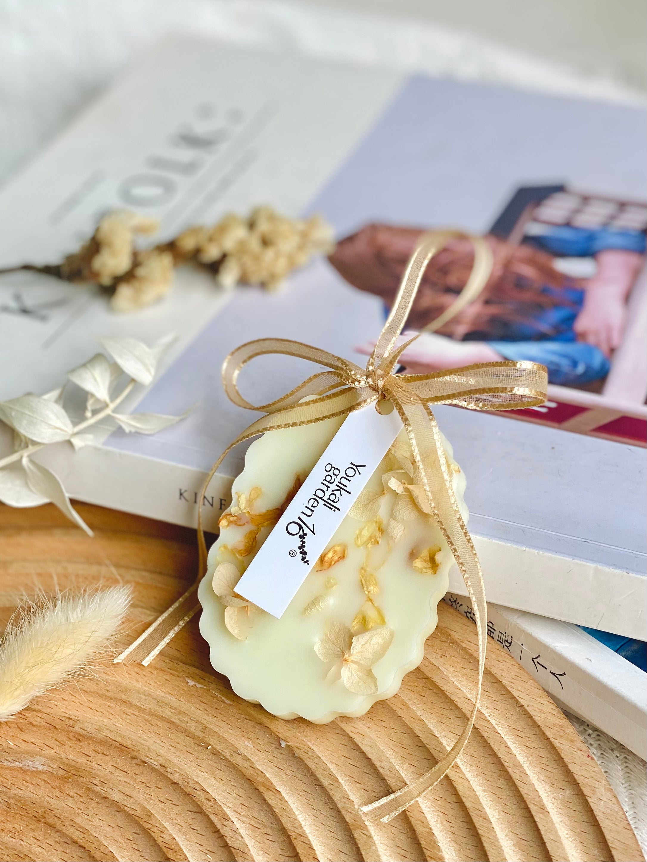 Floral candles Wax Tablet – Decorative Candles-Inspired Closet Freshener with Long-Lasting Scent
