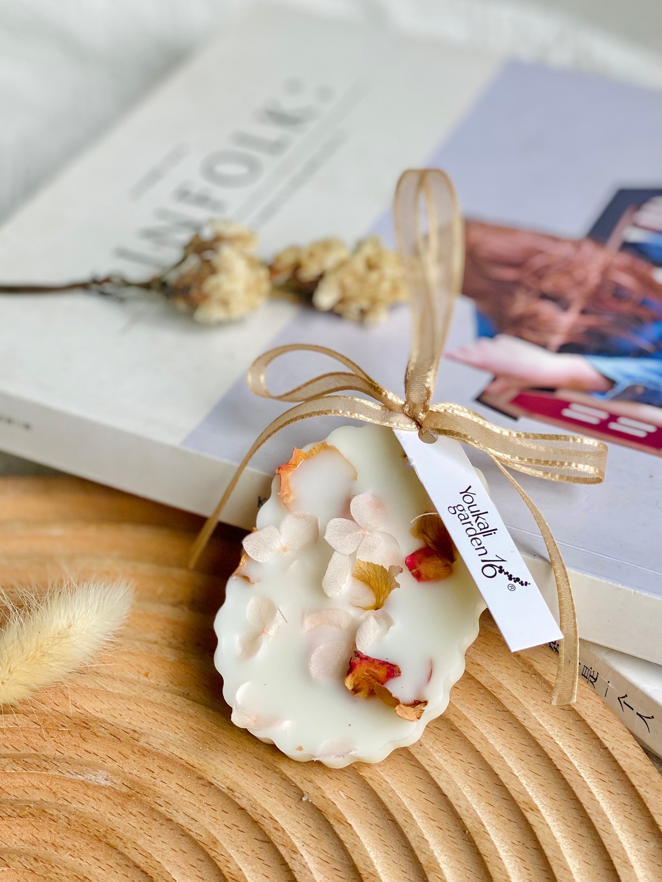 Floral candles Wax Tablet – Decorative Candles-Inspired Closet Freshener with Long-Lasting Scent